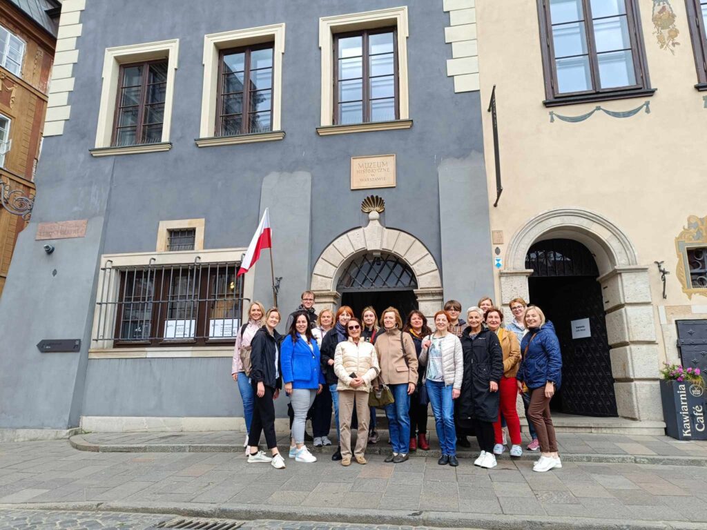 Panevėžio regiono bibliotekininkai prie Varšuvos muziejaus