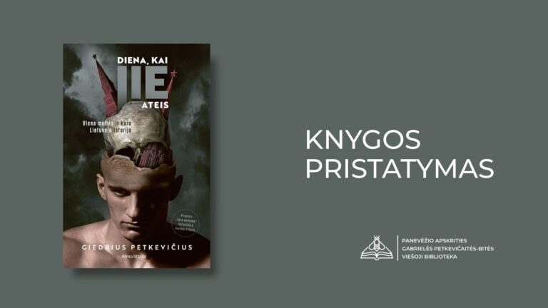 Pristatomos knygos viršelis