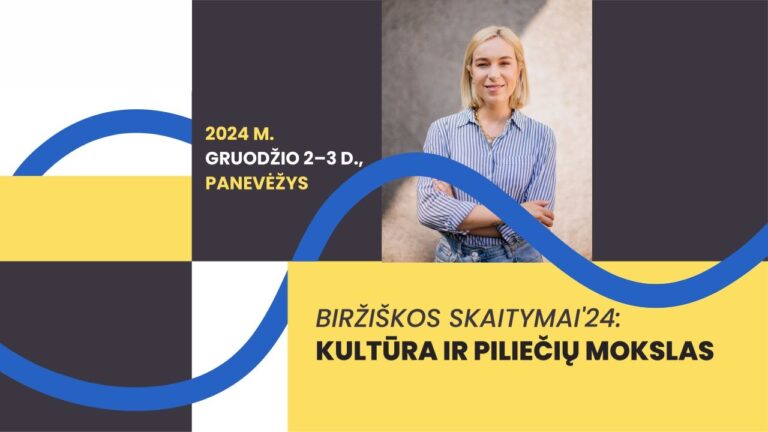 Gruodžio 2–3 d. tarptautinė konferencija „Biržiškos skaitymai’24: kultūra ir piliečių mokslas”