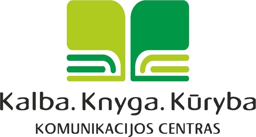 Komunikacijos centro Kalba Knyga Kuryba logotipas